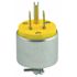 Leviton 15 Amp 125-Volt 3-Way Straight Blade Grounding Plug 515PA