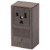 Leviton 50 Amp Double Pole Single Outlet, Black 5378