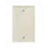 Leviton 1-Gang White Blank Plate Plastic Standard Wall Plate (1-Pack) 88014-W