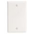 Leviton 1-Gang White Blank Plate Plastic Standard Wall Plate (1-Pack) 88014-W