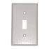 Leviton 1-Gang White Toggle Plastic Standard Wall Plate (1-Pack) 88001-W