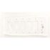 Leviton 5-Gang White Decora/Rocker Plastic Standard Wall Plate (1-Pack) 80423-W