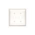 Leviton 2-Gang White Toggle Plastic Midway/Midsize Wall Plate (1-Pack) 80509-W