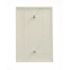 Leviton 1-Gang White Blank Plate Plastic Jumbo/Oversized Wall Plate (1-Pack) 88114