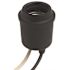 Leviton Rubber Weatherproof Outdoor Light Socket for Medium Base Incandescent Bulbs 124-D