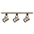 Satco 4 ft. 3-Light Brushed Nickel Halogen Round Back Track Lighting Kit