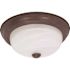 Elektra 2-Light Old Bronze Flushmount