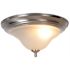Monument 2-Light Brushed Nickel Flushmount