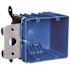 Carlon 2-Gang 34 cu. in. Blue Adjustable Electrical Wall Box (B234ADJ)