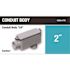 Carlon 2 in. Sch. 40 and 80 Electrical PVC Type-LB Conduit Body (E986J-4-HD)