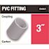 Carlon 3 in. PVC Standard Coupling