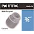 Carlon 3/4 in. PVC Male Adapter