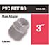 Carlon 3 in. PVC Male Adapter