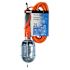 Woods 75-Watt 25 ft. 16/3 SJTW Incandescent Portable Heavy-Duty Guarded Trouble Work Light with Hanging Hooks