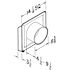 Broan-NuTone 200 CFM Through-Wall Utility Exhaust Fan for Garage, Kitchen, Laundry and Rec Rooms