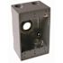 BELL N3R Aluminum Gray 1-Gang Weatherproof Electrical Box, 5 Outlets at 3/4 in., with 2 Closure Plugs