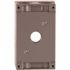 BELL N3R Aluminum Gray 1-Gang Weatherproof Electrical Box, Five Outlets at 1/2 in., with 2 Closure Plugs