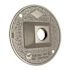 BELL Gray Round Weatherproof Cluster Cover with One 1/2 in. Threaded Outlet