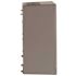 BELL N3R 3/4-in. Aluminum Gray 2-Gang Weatherproof Outdoor Electrical Box, 7 Outlets with 2 Closure Plugs