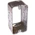 RACO 4 in. L x 2 in. W x 1-7/8 in. D Drawn Extension Ring with Eight 1/2 in. Knockouts, 1-Pack