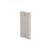 RACO 4 in. H x 2 in. W Steel Metallic 1-Gang Blank Handy Box Cover, 1-Pack