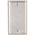 RACO 4 in. H x 2 in. W Steel Metallic 1-Gang Blank Handy Box Cover, 1-Pack