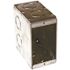 RACO 1-Gang Masonry Box Nongangable 3-1/2 in. Deep with Ten Concentric KOs