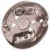 RACO 3-1/2 in. Round Ceiling Pan Drawn 1/2 in. Deep with One 1/2 in. KO and NMSC Clamps