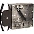 RACO 4 in. W x 1-1/2 in. D 2-Gang Welded Square Box with Three 1/2 in. KO's, AC/MC/Flex Clamps, MS Bracket, Flush (1-Pack)