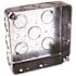 RACO 4 in. Square Box with Fifteen 1/2 in. KO's