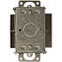 RACO 3 in. H x 2 in. W x 2-1/2 in. D Gangable Switch Box with One 1/2 in. KO, NMSC Clamps, Plaster Ears, Old Work, 1-Pack