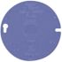 Carlon 4 in. Round Blank PVC Electrical Box Cover