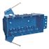 Carlon 4-Gang 60 cu. in. Electrical PVC New Work Electrical Switch and Outlet Box (B455AR-UPC)