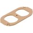 Carlon 1-Gang Floor Box Cover Duplex Receptacle