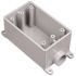 Carlon 1-Gang 18 cu. in. 1/2 in. Electrical PVC Type FSE FS Box