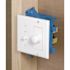 Carlon 2-Gang Blue Non-Metallic Dual-Voltage Box/Bracket