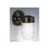 Monument 1-Light Black Outdoor Wall Mount Lantern