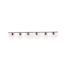 Royal Cove 36 in. Vanity in Lighting Strip Polished Chrome Uses (6) 60-Watt Incandescent G25 Medium Base Lamps