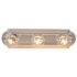 Monument 18 in. Beveled Edge Vanity Lighting Strip Polished Chrome Uses Three 60-Watt Incandescent Medium Base Lamps