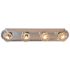 Monument 24 in. Beveled Edge Vanity in Lighting Strip Polished Chrome Uses Four 60-Watt Incandescent Medium Base Lamps