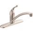 MOEN Chateau Single-Handle Standard Kitchen Faucet without Sprayer Low Arc Spout in Chrome