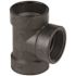 NIBCO 4 in. ABS DWV Hub x Hub x FIPT Test Tee
