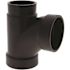 NIBCO 2 in. x 1-1/2 in. x 2 in. ABS DWV All Hub Sanitary Tee