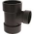 NIBCO 3 in. x 3 in. x 2 in. ABS DWV All Hub Sanitary Tee