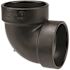 NIBCO 1-1/2 in. ABS DWV 90 Deg. Hub x Hub Vent Elbow