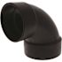 NIBCO 4 in. x 3 in. ABS DWV 90-Degree Hub x Hub Closet Elbow