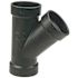 NIBCO 1-1/2 in. ABS DWV 45-Degree Hub Wye
