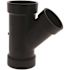 NIBCO 2 in. x 2 in. x 1-1/2 in. ABS DWV 45-Degree All Hub Reducing Wye