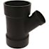 NIBCO 4 in. x 4 in. x 2 in. ABS DWV 45-Degree All Hub Reducing Wye