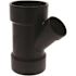 NIBCO 3 in. x 3 in. x 1-1/2 in. ABS DWV 45-Degree All Hub Reducing Wye